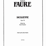 Gabriel Faure - Sicilienne, Op.78: Andantino piano sheet music