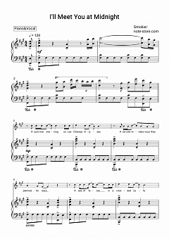 Smokie Chris Norman I Ll Meet You At Midnight Sheet Music For Piano With Letters Download Piano Vocal Sku Pvo0013892 At Note Store Com 12,2k views, 189 views this month. i ll meet you at midnight piano vocal