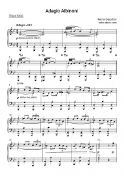 Sheet music, chords Remo Giazotto - Adagio in G minor