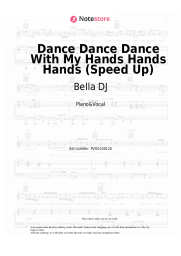 Sheet music, chords Bella DJ - Dance Dance Dance With My Hands Hands Hands (Speed Up) 