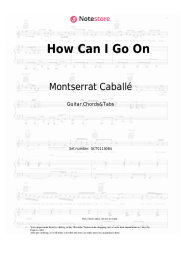 undefined Freddie Mercury, Montserrat Caballé - How Can I Go On