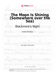 Sheet music, chords Blackmore's Night - The Moon Is Shining (Somewhere over the Sea)