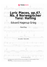 undefined Edvard Hagerup Grieg - Lyric Pieces, op.47. No. 4 Norwegischer Tanz: Halling