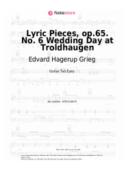 undefined Edvard Hagerup Grieg - Lyric Pieces, op.65. No. 6 Wedding Day at Troldhaugen
