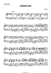 Sheet music, chords Tream, treamiboii - LEBENSLANG