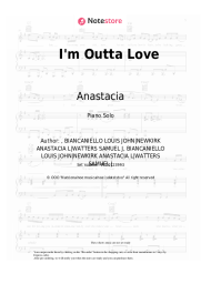 undefined Anastacia - I'm Outta Love