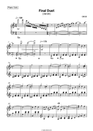 Sheet music, chords OR3O - Final Duet (OMORI)