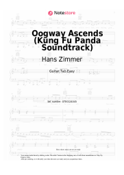 Sheet music, chords Hans Zimmer, John Powell - Oogway Ascends (Kung Fu Panda Soundtrack)