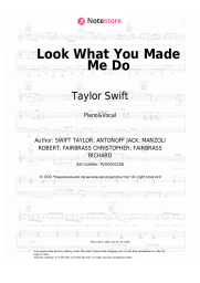 undefined Taylor Swift - Look What You Made Me Do