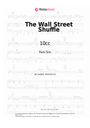 Sheet music, chords 10cc - The Wall Street Shuffle