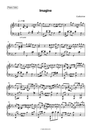Sheet music, chords Carbonne - Imagine