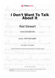 undefined Rod Stewart - I Don't Want To Talk About It