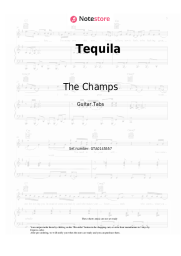 Sheet music, chords The Champs - Tequila