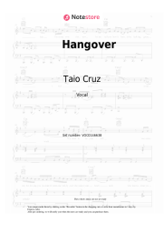 undefined Taio Cruz, Flo Rida - Hangover