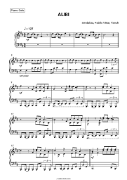 Sheet music, chords Sevdaliza, Pabllo Vittar, Yseult - ALIBI
