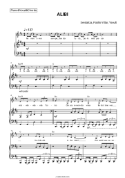 Sheet music, chords Sevdaliza, Pabllo Vittar, Yseult - ALIBI