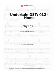 undefined Toby Fox - Undertale OST: 012 - Home