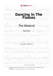 Sheet music, chords The Weeknd - Dancing In The Flames