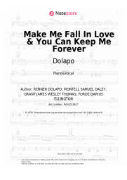 Sheet music, chords MoStack, Dolapo - Make Me Fall In Love & You Can Keep Me Forever