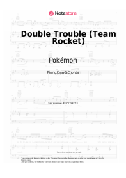 Sheet music, chords Pokémon - Double Trouble (Team Rocket)