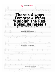 Sheet music, chords Janet Orenstein - There’s Always Tomorrow (from 'Rudolph the Red-Nosed Reindeer')