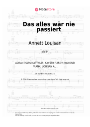 undefined Annett Louisan - Das alles wär nie passiert