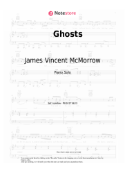 Sheet music, chords James Vincent McMorrow - Ghosts