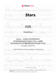 Sheet music, chords VIZE, laniia - Stars