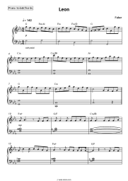 Sheet music, chords Faber - Leon