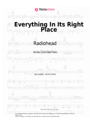 undefined Radiohead - Everything In Its Right Place