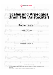 Sheet music, chords Robie Lester, Gary Dubin, Dean Clark, Liz English - Scales and Arpeggios (from The 'Aristocats')