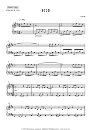 Sheet music, chords LOTTE - 1995