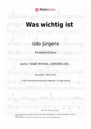 undefined Udo Jürgens - Was wichtig ist