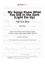 undefined Fall Out Boy - My Songs Know What You Did In the Dark (Light Em Up)