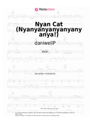 Sheet music, chords daniwellP, Hatsune Miku - Nyan Cat (Nyanyanyanyanyanyanya!)