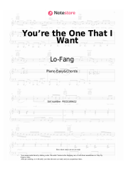 Sheet music, chords Lo-Fang - You’re the One That I Want