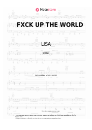 undefined LISA - FXCK UP THE WORLD