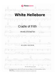 Sheet music, chords Cradle of Filth - White Hellebore