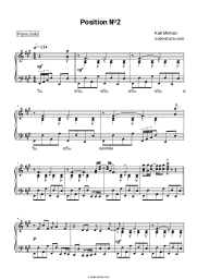 Sheet music, chords Kai Metov - Position № 2