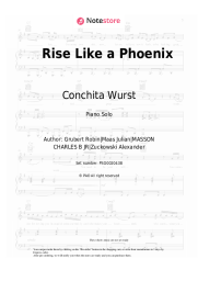 Sheet music, chords Conchita Wurst - Rise Like a Phoenix