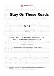 undefined A-ha - Stay On These Roads