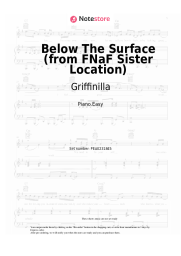 Sheet music, chords Griffinilla - Below The Surface (from FNaF Sister Location)