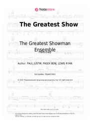 Sheet music, chords The Greatest Showman Ensemble - The Greatest Show