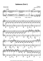 Sheet music, chords Enigma - Sadeness (Part I)
