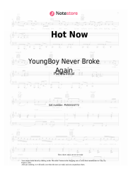 Sheet music, chords YoungBoy Never Broke Again - Hot Now