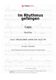Sheet music, chords Capo - Im Rhythmus gefangen