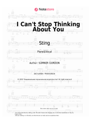 undefined Sting - I Can't Stop Thinking About You