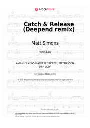 undefined Matt Simons - Catch & Release (Deepend remix)