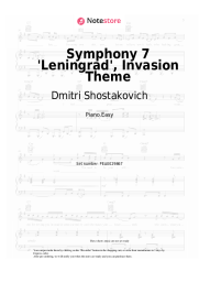 undefined Dmitri Shostakovich - Symphony 7 'Leningrad', Invasion Theme