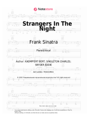 Sheet music, chords Frank Sinatra - Strangers In The Night